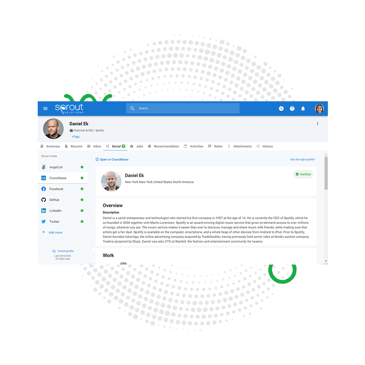 Manatal Enrich Your Candidates’ Profiles